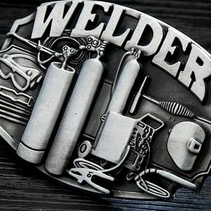 New welder belt buckle approximately 4"